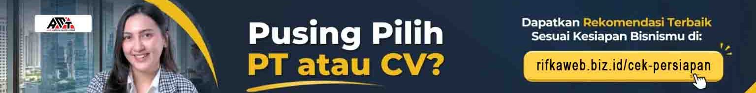 Banner Legalitas PT CV